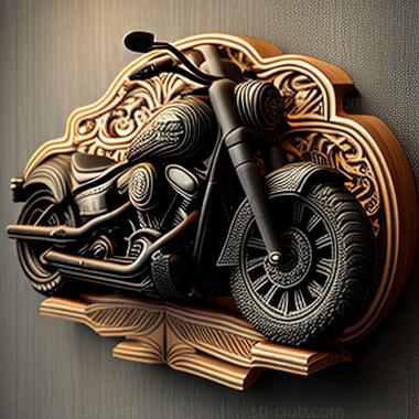 3D модель Harley Davidson Softail Slim S (STL)